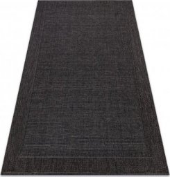  Dywany Łuszczów Dywan TIMO 5000 SZNURKOWY SIZAL outdoor, ramka czarny, 80x150 cm