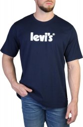  Levi`s T-shirty marki Levis model 16143 kolor Niebieski. Odzież Męskie. Sezon: Wiosna/Lato XS EU
