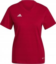  Adidas Koszulka damska adidas Entrada 22 Tee czerwona HC0441 2XS