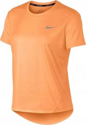  Nike Koszulka damska Nike W Miler Top SS pomarańczowa AJ8121 882 XS