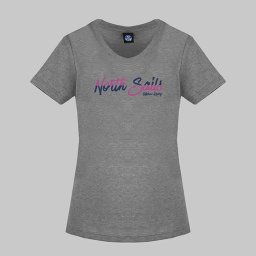 NORTH SAILS T-shirty marki North Sails model 9024310 kolor Szary. Odzież Damskie. Sezon: Cały rok XS EU