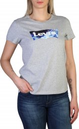 Levi`s T-shirty marki Levis model 17369_THE-PERFECT kolor Szary. Odzież Damskie. Sezon: Wiosna/Lato XS EU