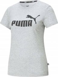  Puma Koszulka damska Puma ESS Logo Tee szara 586774 04 XL