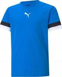  Puma Koszulka dla dzieci Puma teamRISE Jersey Jr niebieska 704938 02 140cm