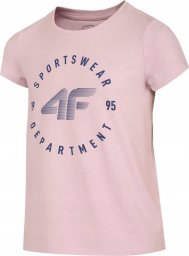  4f Koszulka dla dziewczynki 4F jasny fiolet HJL22 JTSD003 52S 152cm