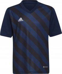  Adidas Koszulka dla dzieci adidas Entrada 22 Graphic Jersey granatowo-czarna HF0122 128cm