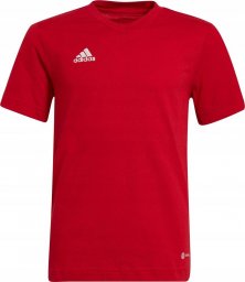  Adidas Koszulka dla dzieci adidas Entrada 22 Tee czerwona HC0446 128cm