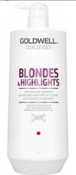  Goldwell DUALSENSES Blondes & Highlights Anty Yellow Szampon neutralizujący do włosów blond 1000 ml
