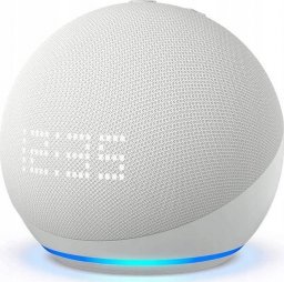 Głośnik Amazon Echo Dot 5 z zegarem biały (B09B95DTR4)