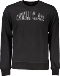  Cavalli Class BLUZA BEZ ZAMKA CAVALLI CLASS CZARNA MĘSKA L