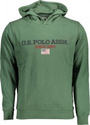  U.S. Polo BLUZA US POLO BEZ ZAMKA ZIELONA MĘSKA 3XL