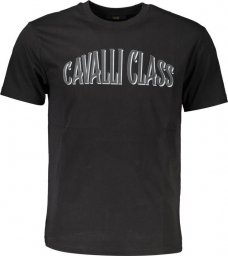  Cavalli Class CAVALLI CLASS T-SHIRT Z KRÓTKIM RĘKAWEM MĘSKI CZARNY M