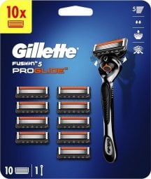  Zestaw Gillette Fusion 5 Proglide: brzytwa, 1 szt. + głowice do golenia, 10 szt