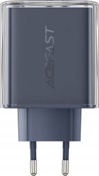 Ładowarka Acefast Ładowarka sieciowa Acefast A45, 2x USB-C, 1xUSB-A, 65W PD (szara)