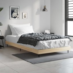  vidaXL vidaXL Rama łóżka, dąb sonoma, 100x200 cm, materiał drewnopochodny