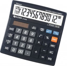 Kalkulator Eleven Eleven Kalkulator CT555N, czarna, biurkowy, 12 miejsc