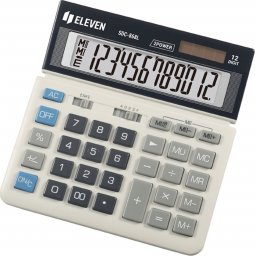 Kalkulator Eleven Eleven Kalkulator SDC868L, czarno-biały, biurkowy, 12 miejsc