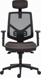 Krzesło biurowe Powerton Powerton Ergonomiczny fotel biurowy Tina, Szary