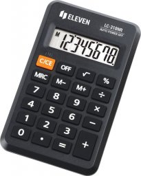 Kalkulator Eleven Eleven Kalkulator LC310NR, czarna, kieszonkowy, 8 miejsc