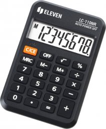 Kalkulator Eleven Eleven Kalkulator LC110NR, czarna, kieszonkowy, 8 miejsc