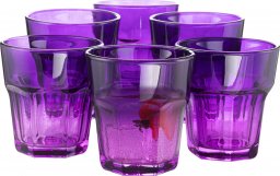  Trend Glass Szklanki do wody i napojów Gigi ombre fioletowe 280 ml