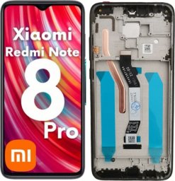 GregooLCD Wyświetlacz XIAOMI Redmi NOTE 8 PRO Ramka