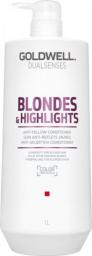  Goldwell DUALSENSES Blondes & Highlights Anty Yellow Odżywka neutralizująca do włosów blond 1000 ml