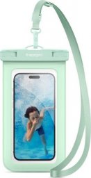  Spigen Spigen A601 Universal Waterproof Case - Etui do smartfonów do 6.9" (Miętowy)