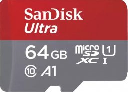 Karta SanDisk Ultra MicroSDXC 64 GB Class 10 UHS-I/U1 A1  (SDSQUAB-064G-GN6FA)
