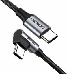 Kabel USB Ugreen USB-C - USB-C 0.5 m Czarny (50122B)