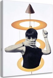  Feeby Obraz na płótnie, Abstrakcja kobieta w kołach - Lili Chartrand 80x120 80x120