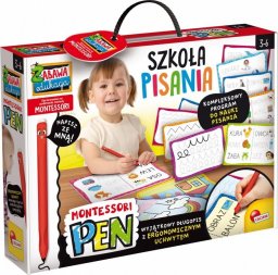  Lisciani Zestaw edukacyjny Montessori Pen Szkoła pisania z 18 tabliczkami