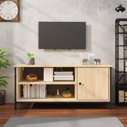 vidaXL Szafka pod TV, dąb sonoma, 100x40x45 cm