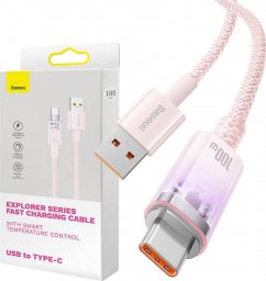 Kabel USB Baseus USB-A - USB-C 1 m Czarny (CATS010404)