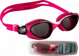  Crowell Okulary pływackie dla dzieci Crowell GS23 Splash różowo-czarne