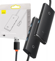 HUB USB Baseus HUB USB 4-portowy USB-A 25CM (25CM)