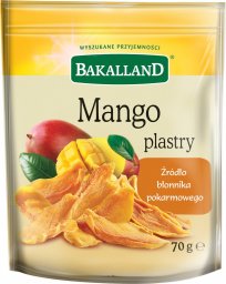  bakalland Mango suszone BAKALLAND plastry 70 g