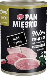  Pan Mięsko Karma mokra dla kota PAN MIĘSKO Indyk z gęsią 400 g