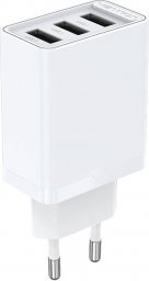 Ładowarka Vention Ładowarka sieciowa 3x USB Vention FEAW0-EU, 2.4A, 12W (biała)