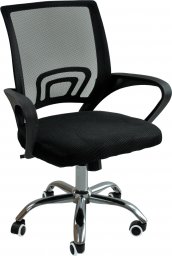 Krzesło biurowe Chiccot FOTEL BIUROWY WENTYLOWANY OBROTOWY Model: PS91 Kolor: Czarny