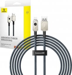 Kabel USB Baseus USB-A - Lightning 2 m Granatowy (P10355802221-01)