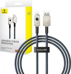 Kabel USB Baseus USB-A - Lightning 1 m Biały (P10355802221-00)