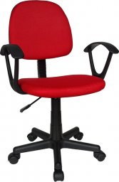 Krzesło biurowe Fabryka Mebli Akord Fotel dziecięcy FD-3 materiałowy - Czerwony