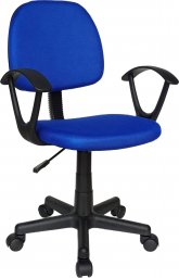 Krzesło biurowe Fabryka Mebli Akord Fotel dziecięcy FD-3 materiałowy - Niebieski