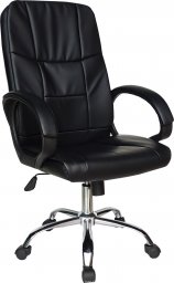 Krzesło biurowe Furniture 4 Gamers Fotel Biurowy OCF-30 CZARNY