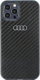  Audi Audi Carbon Fiber iPhone 12/12 Pro 6.1" czarny/black hardcase AU-TPUPCIP12P-R8/D2-BK