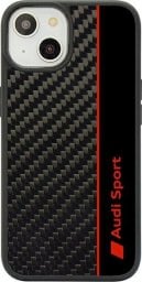  DefaultBrand Audi Carbon Fiber iPhone 14 6.1" czarny/black hardcase AUS-TPUPCIP14-R8/D1-BK