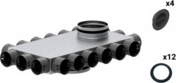 SpiroFlex Skrzynka rozdzielcza przelotowa 18-12x75/200 izolowana VENT CLEAR zestaw Spiroflex SX-WS18X75/200SRPZ