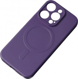  Hurtel Silikonowe magnetyczne etui iPhone 13 Pro Silicone Case Magsafe - fioletowe