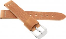 JVD Skórzany pasek do zegarka 18 mm R41110-18 jasnobrązowy